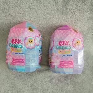 Cry babies magic tears icy world set of 2 doll collection toys